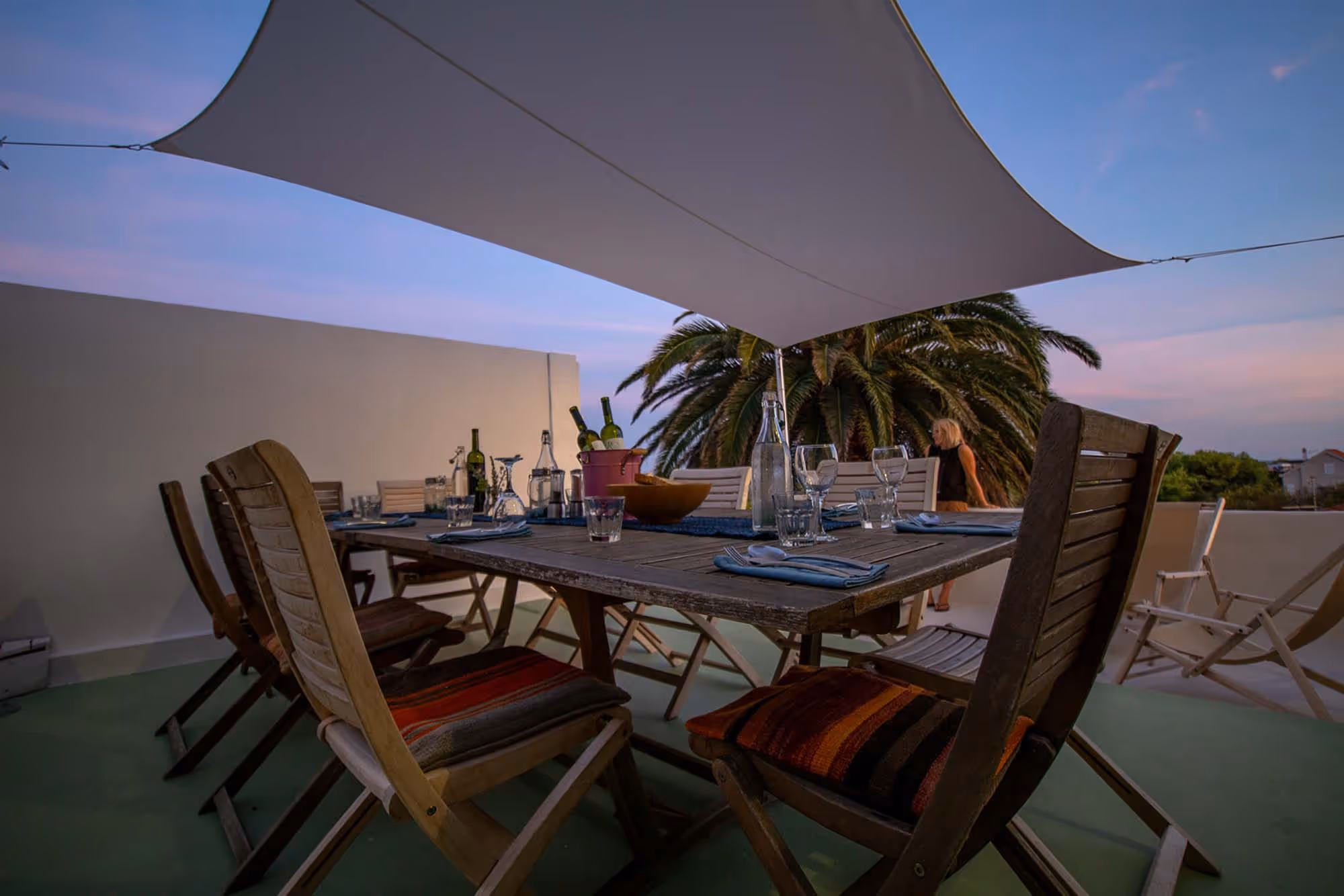 Croatian island balcony